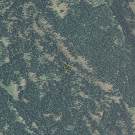 Aerial/Satellite Image of Trough Spring, OR