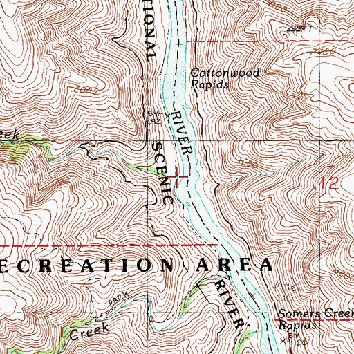 Topographic Map of Tryon Creek, OR