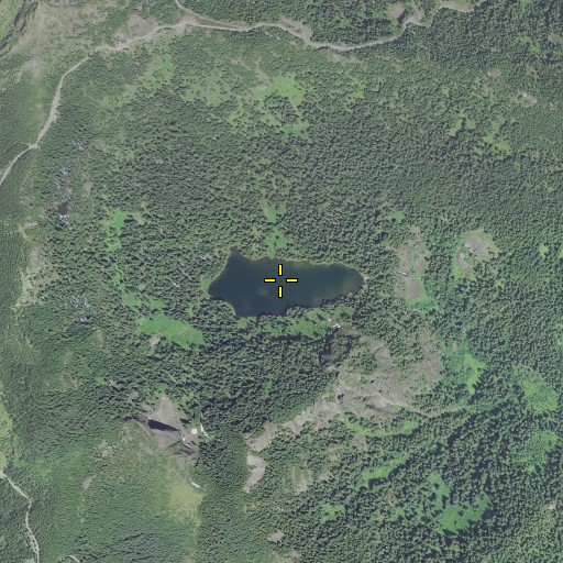 Aerial/Satellite Image of Tumble Lake, OR