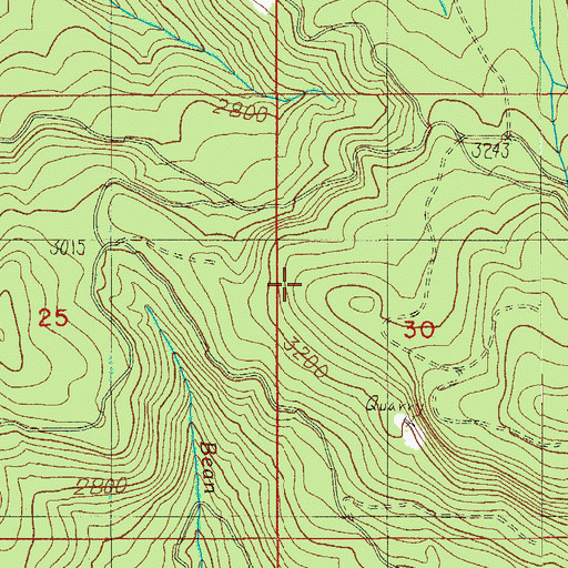 Topographic Map of Twinbuck Camp, OR