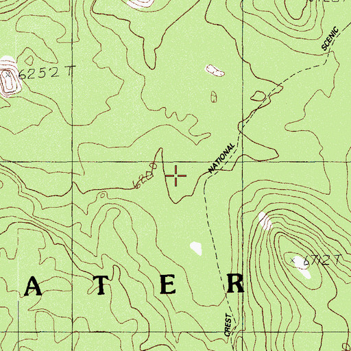 Topographic Map of Union Peak Trail, OR