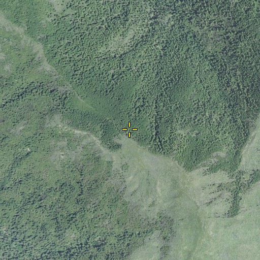 Aerial/Satellite Image of Upper Chetco Trail, OR