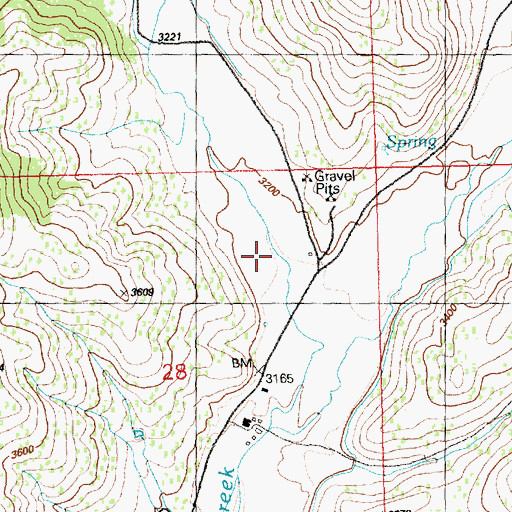 Topographic Map of Upper McKay School (historical), OR