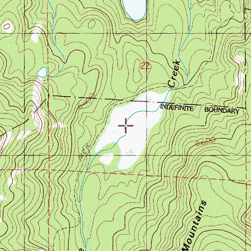 Topographic Map of Upper Reservoir, OR