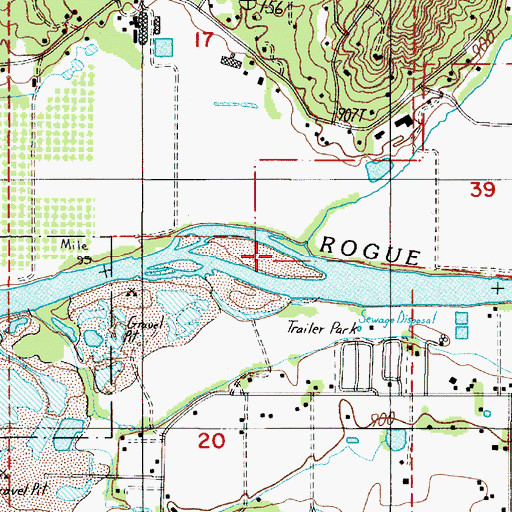 Topographic Map of Vannoy Creek, OR