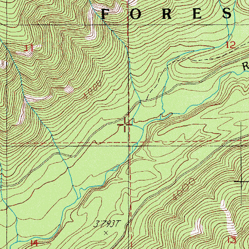 Topographic Map of Varmint Creek, OR