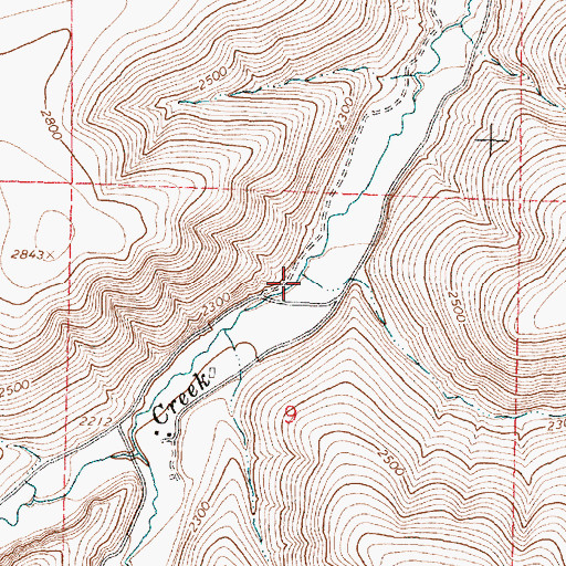 Topographic Map of Webb Slough, OR
