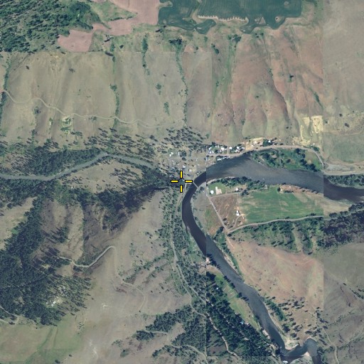 Aerial/Satellite Image of Wenaha River, OR