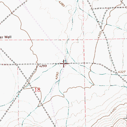 Topographic Map of West Basin Canyon, OR