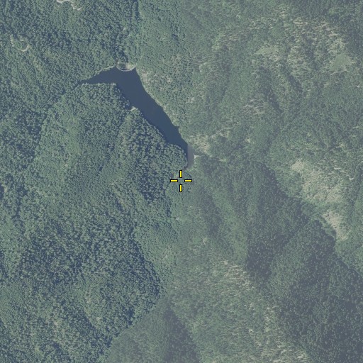 Aerial/Satellite Image of West Fork Ashland Creek, OR