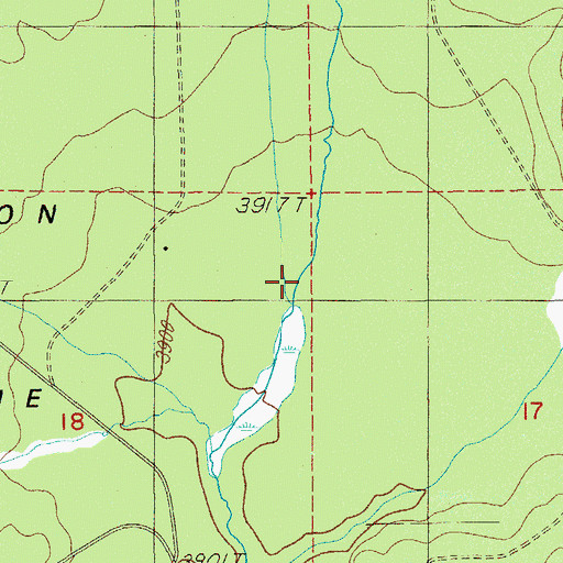 Topographic Map of West Fork Johnson Creek, OR