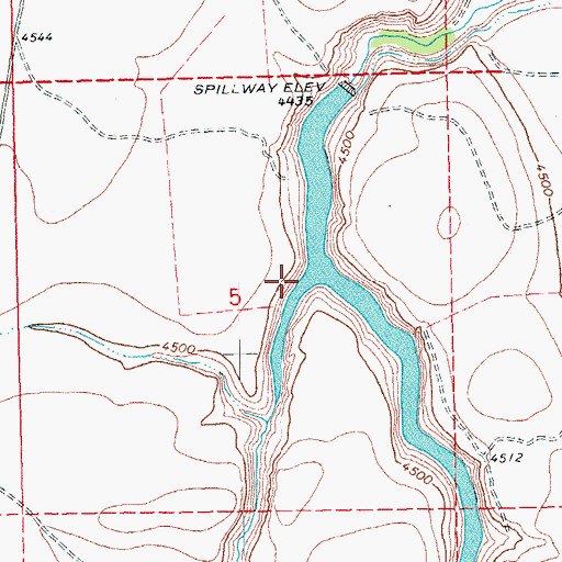 Topographic Map of West Fork Silver Creek, OR