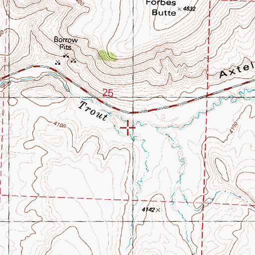 Topographic Map of White Butte Creek, OR