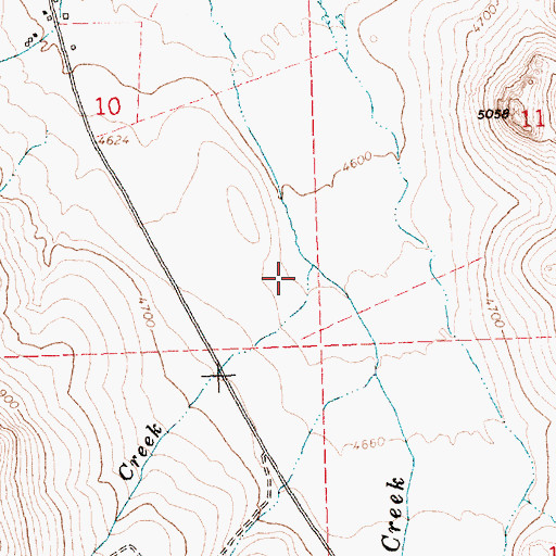 Topographic Map of White Creek, OR