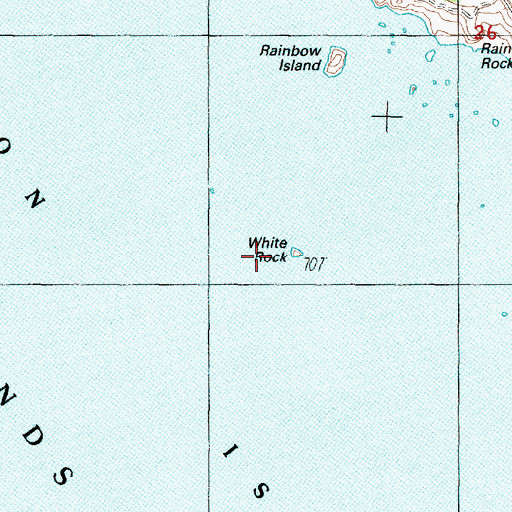 Topographic Map of White Rock, OR