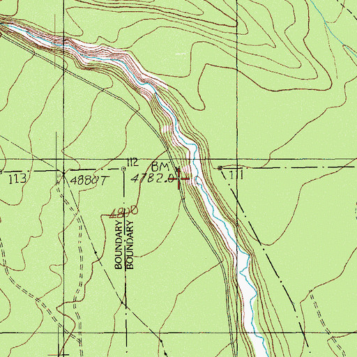 Topographic Map of Wildcat Camp, OR