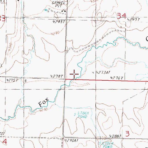 Topographic Map of Wiley Creek, OR