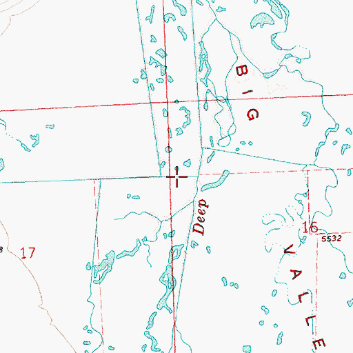 Topographic Map of Willow Creek, OR