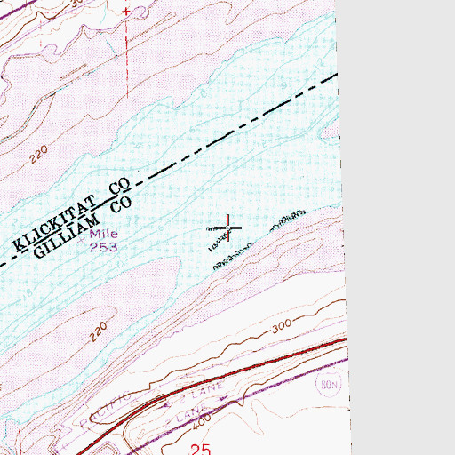 Topographic Map of Willow Creek, OR