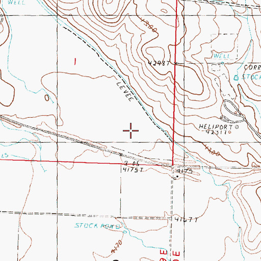 Topographic Map of Willow Creek, OR