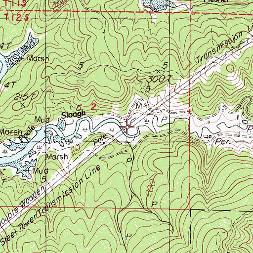 Topographic Map of Wright Creek, OR