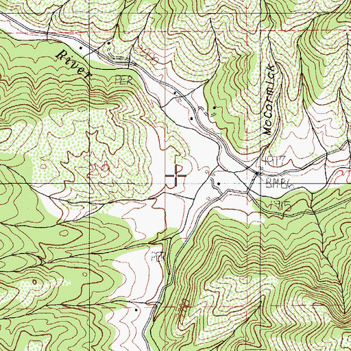 Topographic Map of Yale Creek, OR