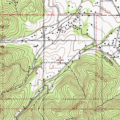 Topographic Map of Yank Gulch, OR