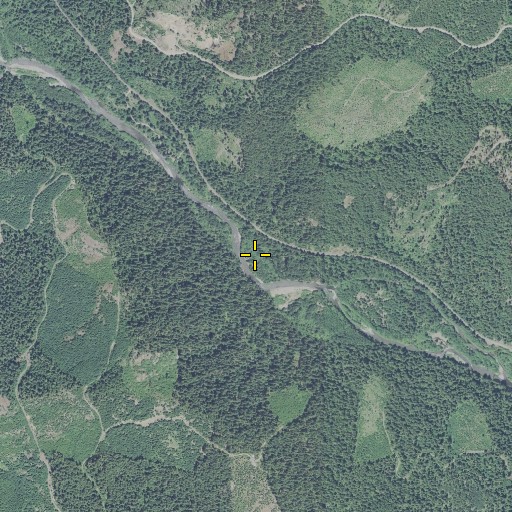 Aerial/Satellite Image of Youngs Creek, OR