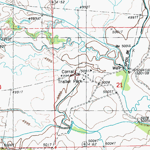 Topographic Map of ZX Ranch, OR