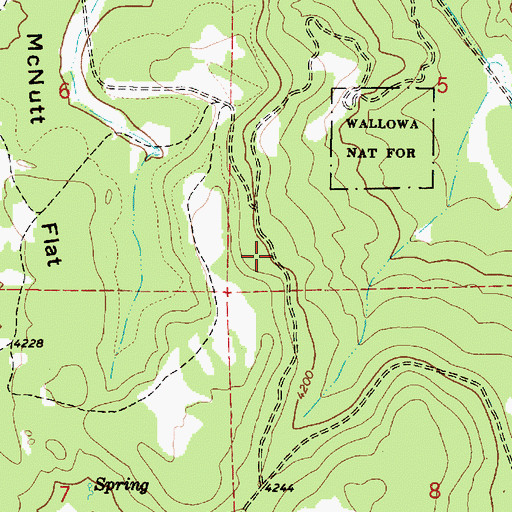 Topographic Map of Howardville (historical), OR