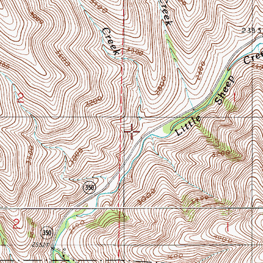 Topographic Map of Magpie Creek, OR