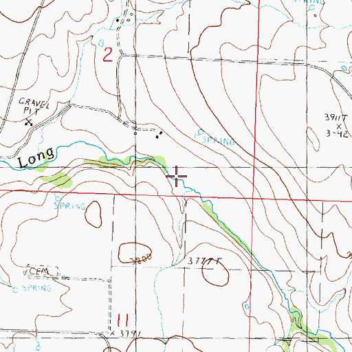 Topographic Map of Bingville Creek, OR