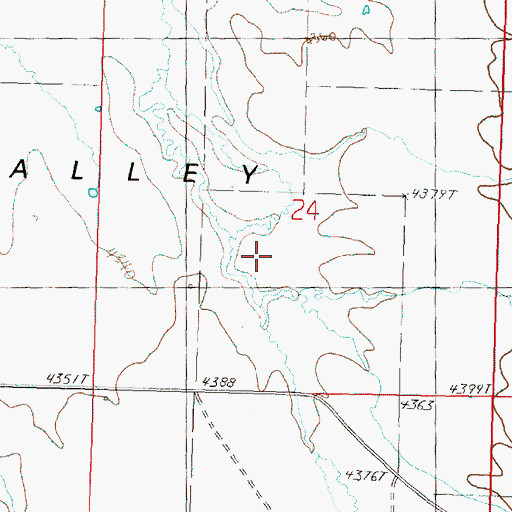 Topographic Map of Stewart Creek, OR
