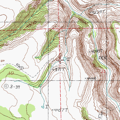 Topographic Map of South Dagus Reservoir, OR