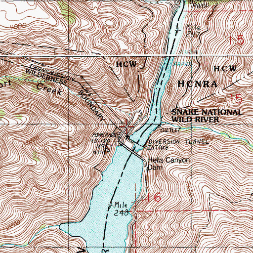 Topographic Map of Howell (historical), OR
