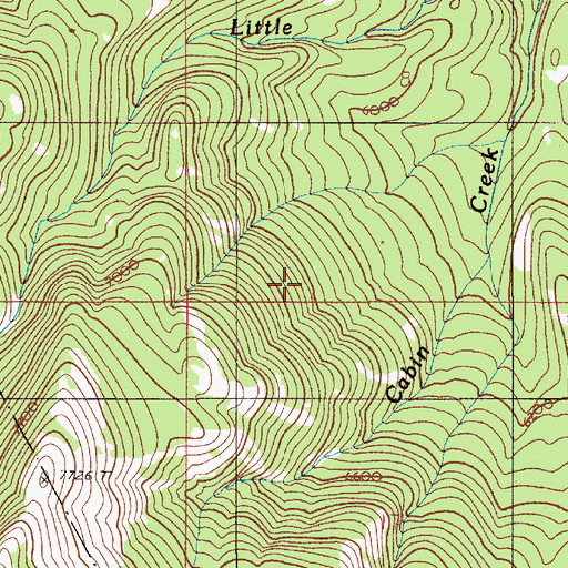 Topographic Map of Lost Lake, OR