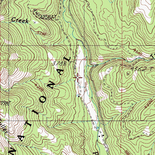 Topographic Map of McKinnon Creek, OR