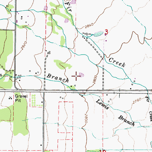 Topographic Map of Arnoldus Pond, OR
