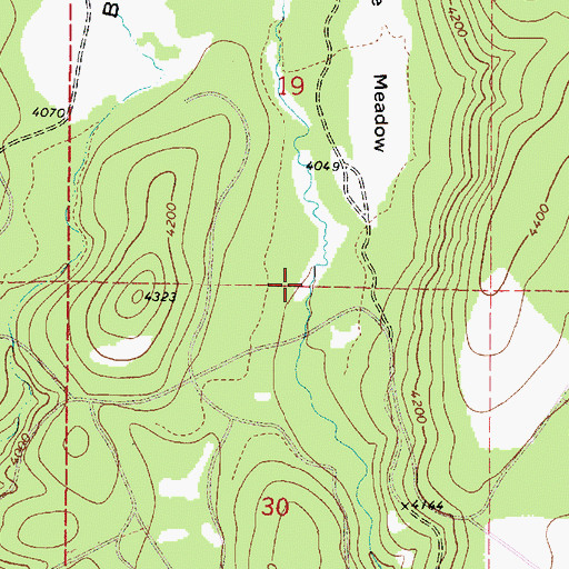 Topographic Map of Sheepherder Spring, OR