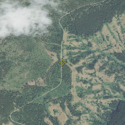 Aerial/Satellite Image of Lookout Mountain Spring, OR