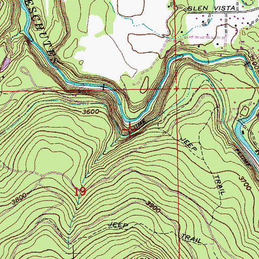 Topographic Map of Bend Feed Canal, OR