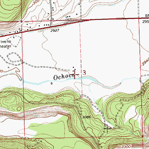 Topographic Map of Juniper Creek, OR