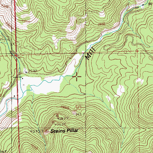 Topographic Map of Barney, OR