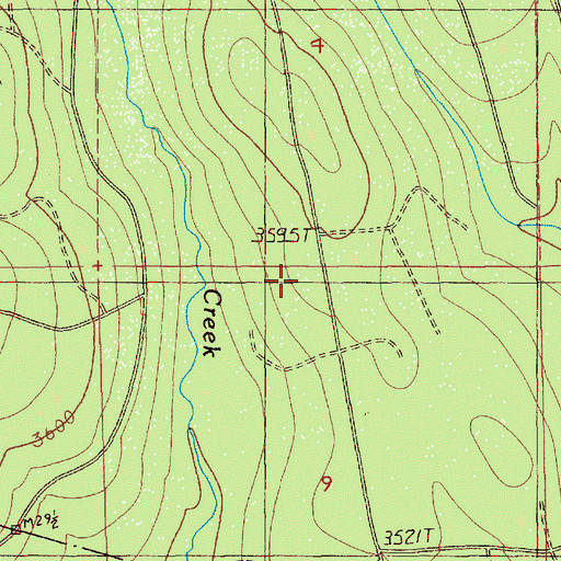 Topographic Map of Elk Creek, OR