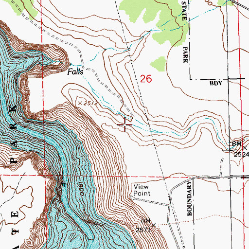 Topographic Map of Haystack Draw, OR