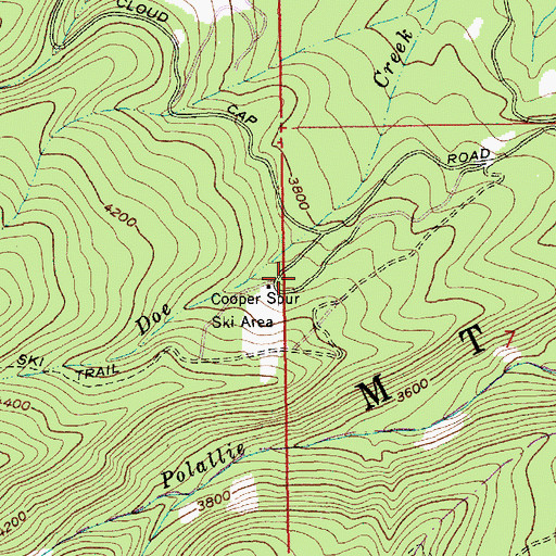 Topographic Map of Hannum Spring, OR