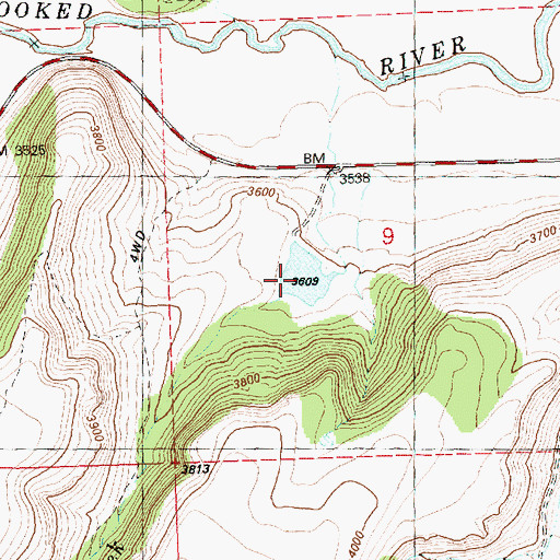 Topographic Map of Mainline Reservoir Number 2, OR