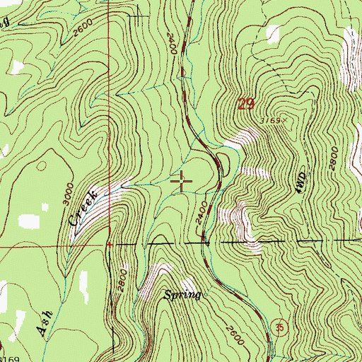 Topographic Map of Routson County Park, OR