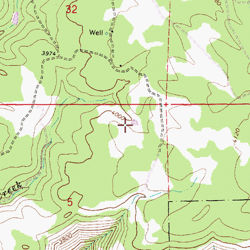 Topographic Map of Stone Hill Reservoir, OR