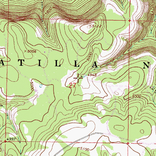 Topographic Map of Rowley Cabin Spring, OR